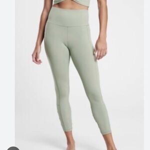Athleta Salutation Stash Pocket II Cinch 7/8 High-Waisted Leggings - S Petite